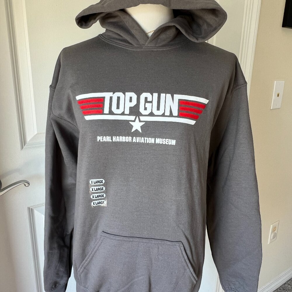 Top Gun sweatshirt, NWT, kids XL or women's size small.